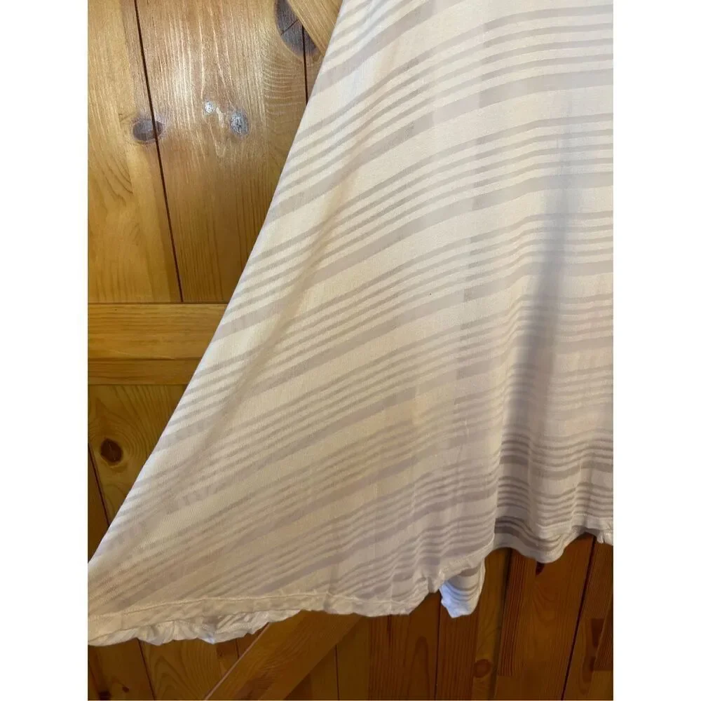 CJ Banks White Striped Skirt Maxi Size 1X nwt (0785) Read